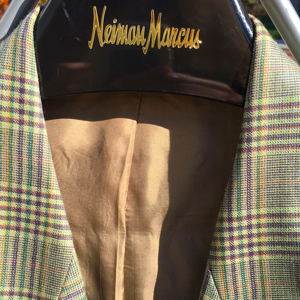 Glen Check Jacket-Custom Size 52-Made in Italy